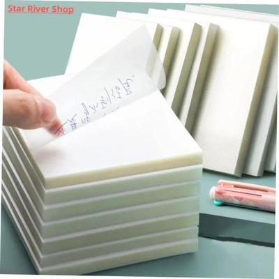 Transparent sticky notes with scrapes stickers sticky simple
