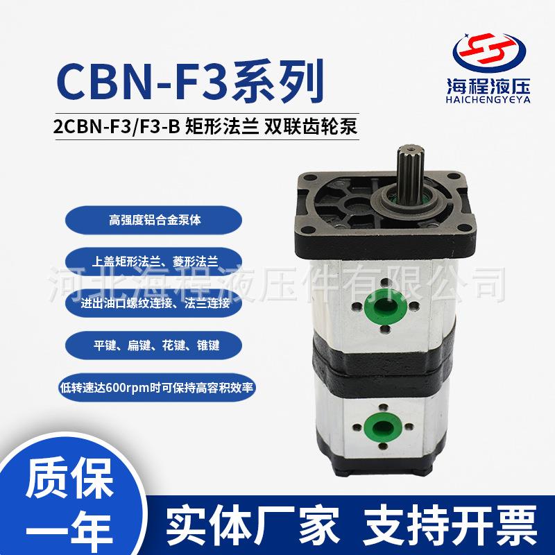 2CBN-F3/F3-B法兰双联齿轮泵东方红拖拉机/叉车/工程车配套液压泵