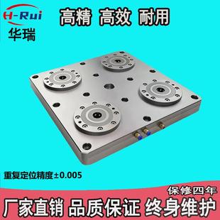零点定位快换夹具系统气动拉钉卡盘重力四轴多工位批量加工高精度