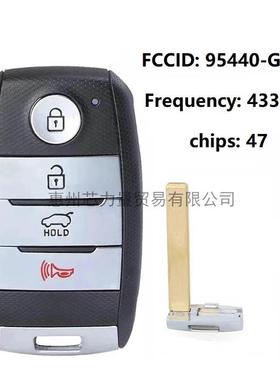 适用于2016起亚Niro遥控器智能卡3键95440-G5000 频率434芯片47