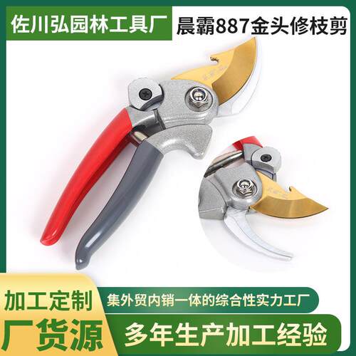果树修枝剪加厚树枝剪园艺花枝剪多功能果树剪枝果枝花艺剪刀