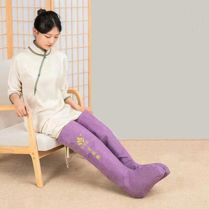 加热艾绒长靴源头厂家直供电加热艾灸长筒靴艾灸理疗暖膝护腿暖脚