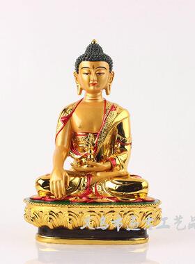 金刚不动如来佛北方不空成就如来树脂镀金彩绘小佛像供养殊胜