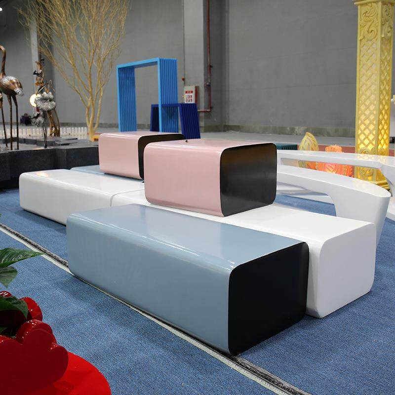 玻璃钢长条坐凳户外公园学校树池座椅景观花坛商场广场商用耐候,商业/办公家具,等候椅系列,淘宝优惠券,粉丝福利购,淘宝优惠卷