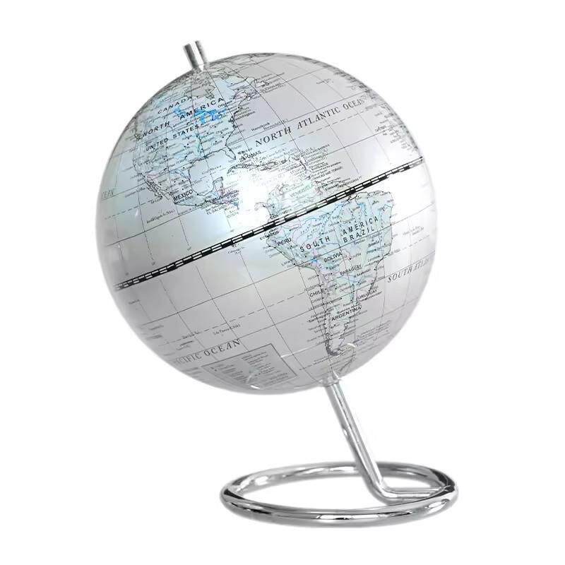 轻奢地球仪摆件高档办公室书桌创意现代客厅玄关柜家居酒柜装饰品