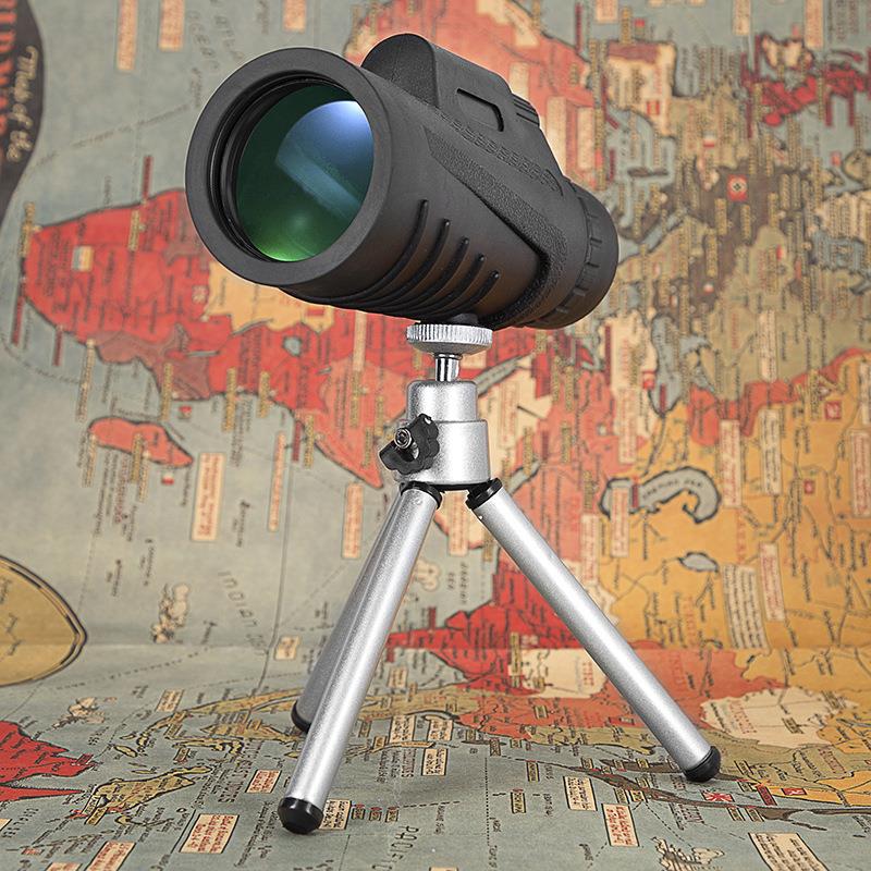 单筒望远镜 10x42高倍单筒望远镜 广角大目镜 高清手机拍照望远镜