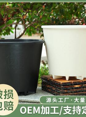 高脚硬质pp多孔塑料盆加厚6加仑蓝莓种植花盆 草莓盆果树种植盆