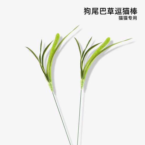 PETHROOM狗尾巴草逗猫棒耐咬解闷