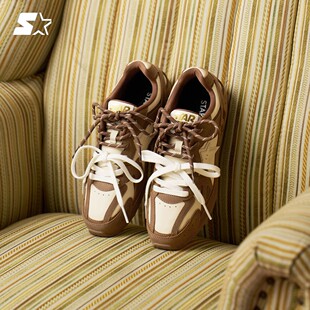 新年礼物STARTER新款女鞋芭蕾鞋运动休闲鞋冬季板女款德训鞋通勤