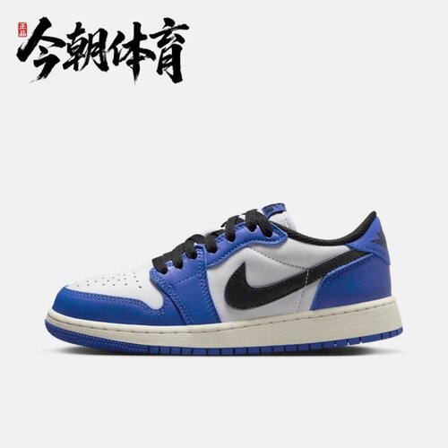 NIKE/耐克 男子Air Jordan 1 Low AJ1蓝白黑低帮篮球鞋CZ0858-140