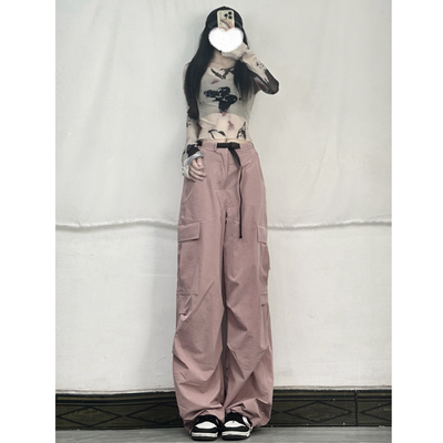 XXBUNI 女团风蝴蝶印花网纱kpop修身长袖高弹爵士辣妹跳舞上衣女