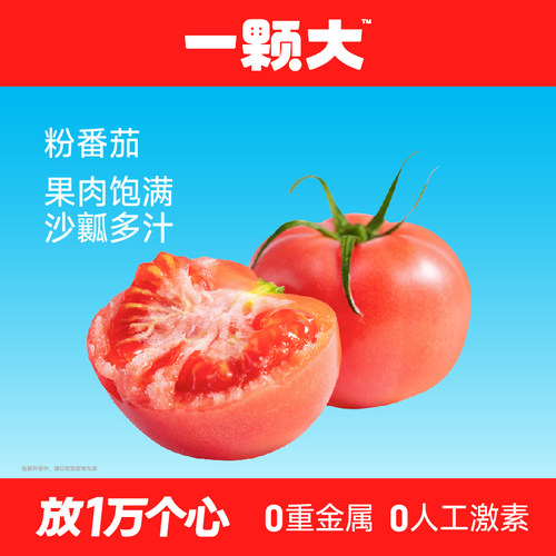 【直播间推荐】一颗大粉番茄新鲜自然熟当季老品种沙瓤小西红柿