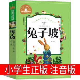 正版 兔子坡彩图注音版书籍一二三年级阅读美罗伯特.罗素国际课外书大奖书籍精装版小学生课外书 兔子破阅读书籍6-7-8-10岁