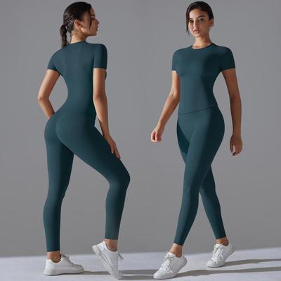 suit two-piece fitness running quick-drying hip-lifting