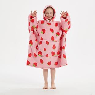 double blanket childrens warm layer lazy flannel large