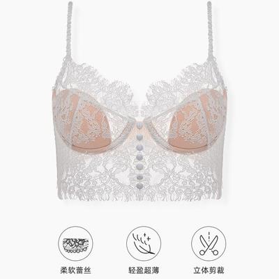 chest inner vest fishbone underwear lace back beautiful set