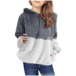 faced sweater girls jacket boys double and cardigan fleece