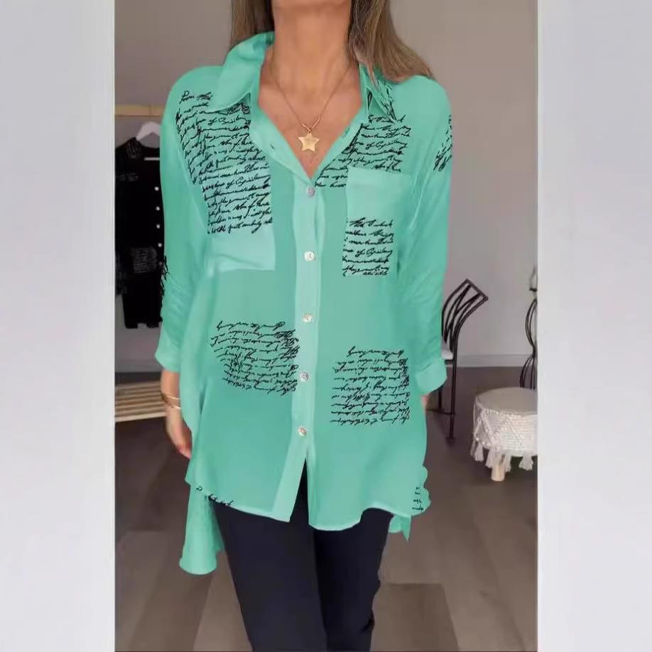 Women's Fashion Loose Sexy Swallowtail Shirt
