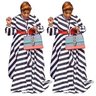 skirt long striped white and black sexy dress size plus