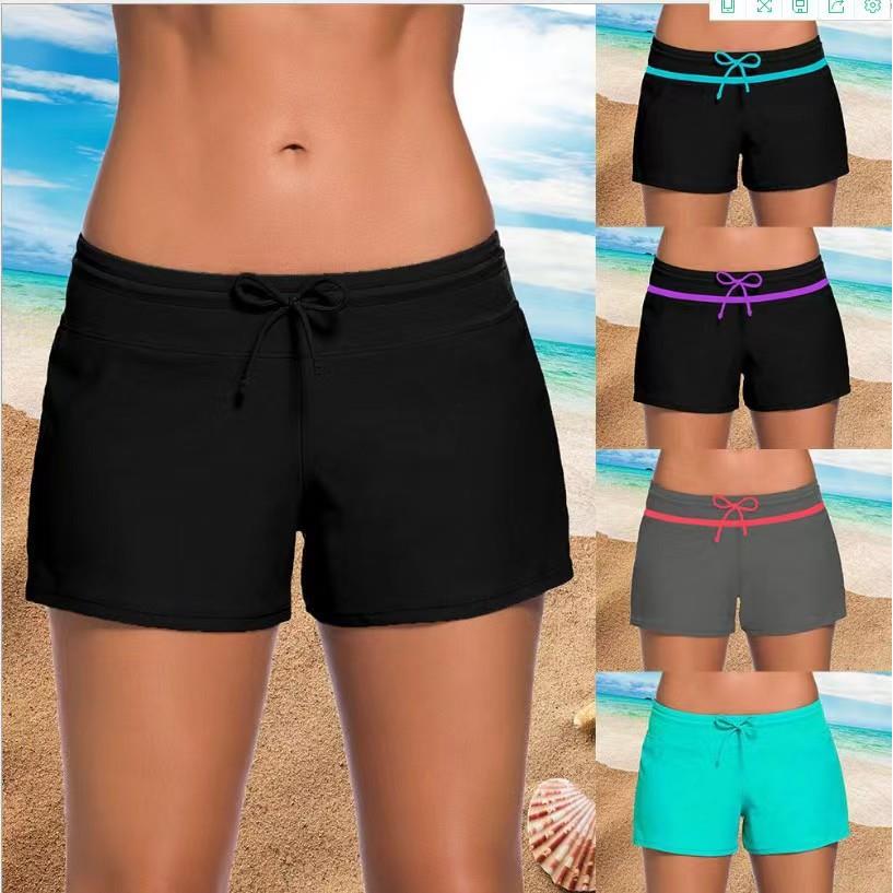 Sports shorts low waist men and women swimming trunks large