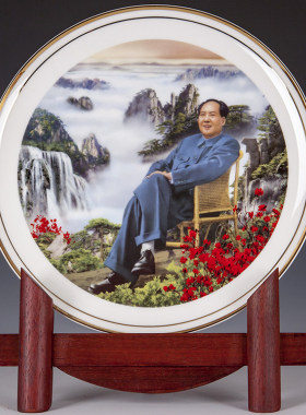 景德镇高档骨瓷毛主席像