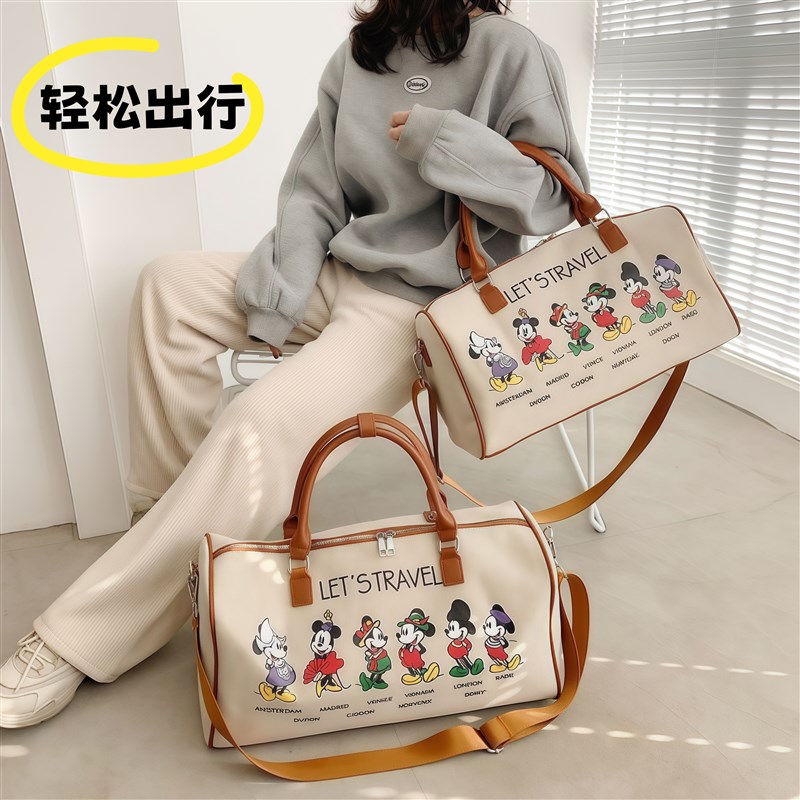 短途旅行包女轻便高颜值手级感短期出差行李包大容量结实耐用