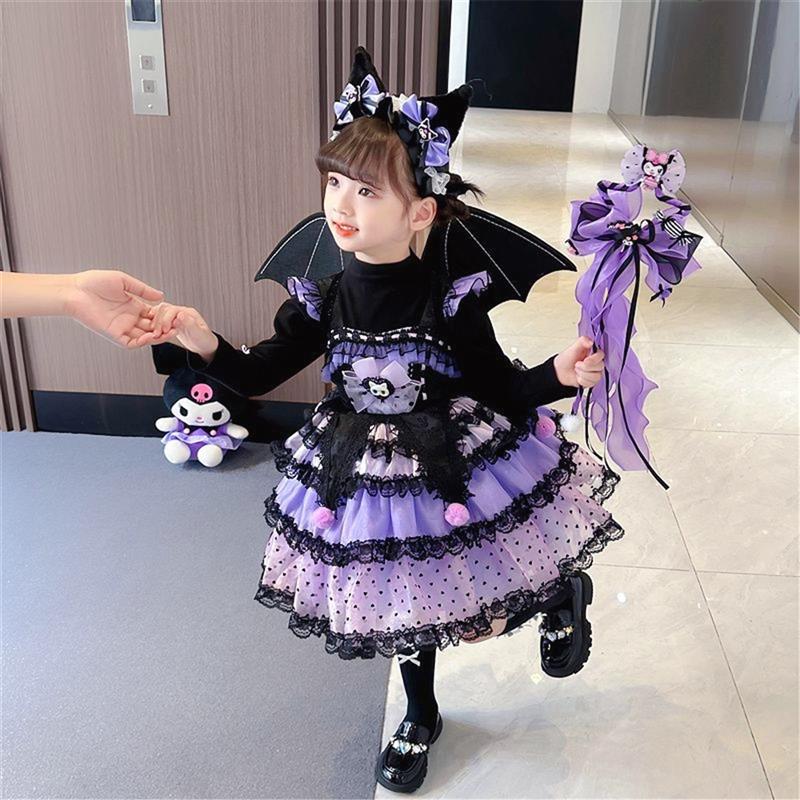 万圣节儿童服装裙子lolita女童公主裙洛丽塔cosplay女孩连衣裙cos