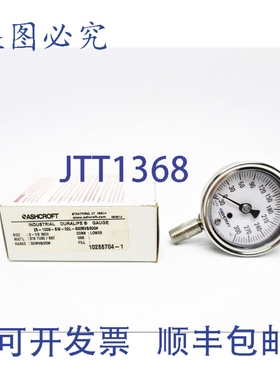 原装供应ASHCROFT 25-1009-SW-02L-30IMV&300 0-300PSI 2-1/2