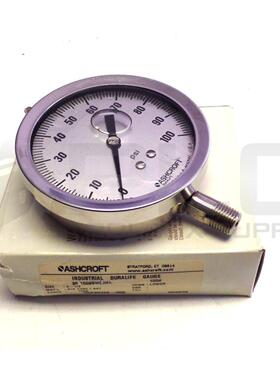 原装供应ASHCROFT 35109SW02L100 DURALIFE 压力表 0-100 PSI