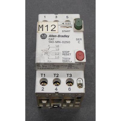 原装供应ALLEN BRADLEY 140-MN-0250/C Manuel Moteur Débutant