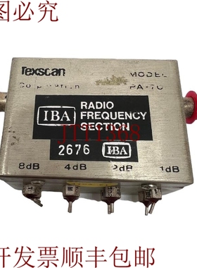 原装供应PA-70 RF Texscan 雷达器 8db/4db/2db/1db 12V BNC