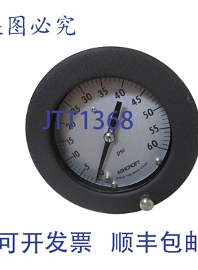 原装供应ASHCROF 451017A02B-60 压力表 0-60 PSI NSMP