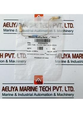 原装供应沃特世 430002476 Mp35n Xducer-vent 阀管组件 代码:Hm/