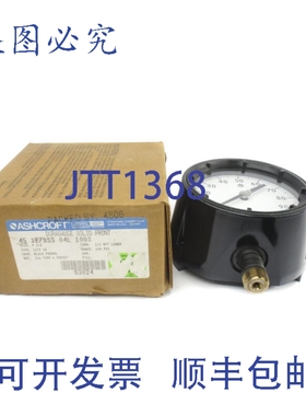 原装供应ASHCROF 451279SS04L100 0-100PSI 4 1/2