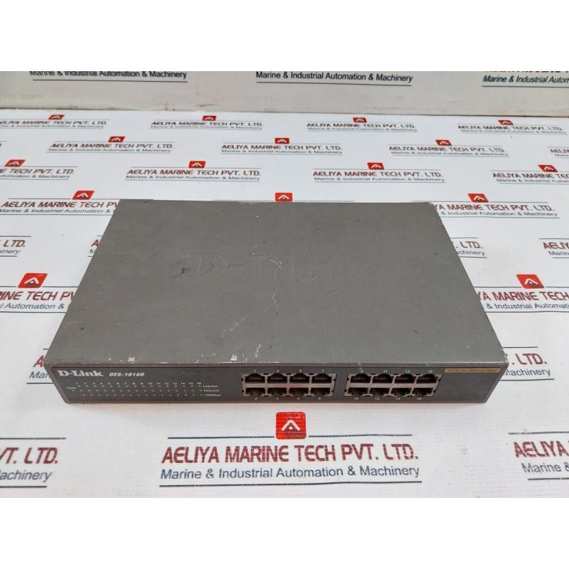 原装供应D-link DES-1016D 10/100 交换机 100-240vac 0.3A IES10