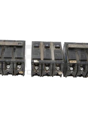 原装供应3个THQL32020断路器，20A 240VAC 3极