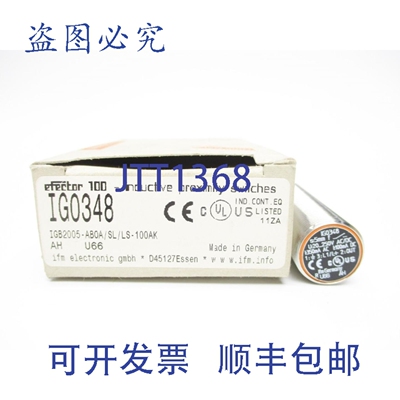 原装供应IFM EFECTOR IG0348 IGB2005-ABOA/SL/LS-100AK 20-250VA