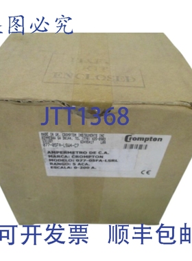 原装供应英国CROMPTON 077-05FA-LSRL 面板表 0-200A NSMP
