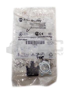 原装供应ALLEN BRADLEY 800F-MN3G 系列A 型带锁扣绿色 LED 模块