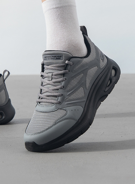 Skechers斯凯奇男鞋官方旗舰正品BOB'S MENS系列绑带休闲跑步鞋