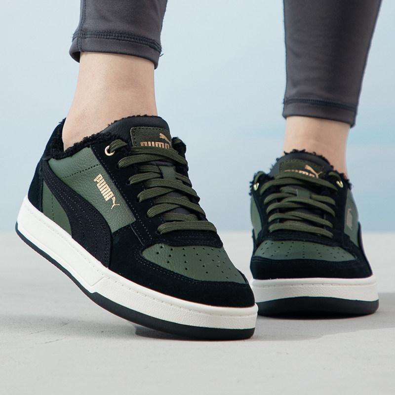 PUMA彪马板鞋男鞋女鞋简约低帮加绒运动鞋复古保暖休闲鞋392334