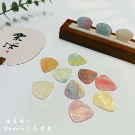 星河来信｜专业吉他拨片防滑拨片 高颜值电木民谣扫弦弹片礼盒装