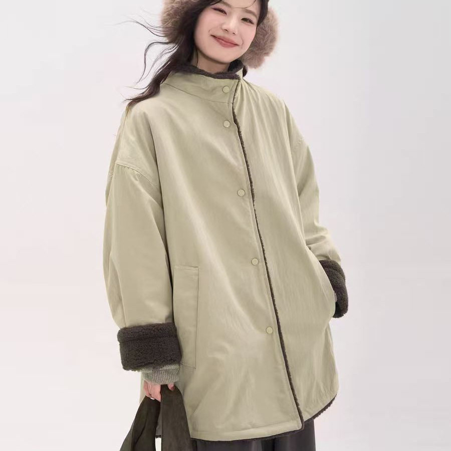 2025年冬款棉服外套女中长款加绒加厚保暖风衣外套学院风新款外套,女装/女士精品,棉衣/棉服,淘宝优惠券,粉丝福利购,淘宝优惠卷