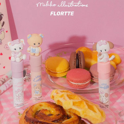 【新品上市】FLORTTE/花洛莉亚MIKKO联名款奶糕唇霜柔焦唇泥唇釉