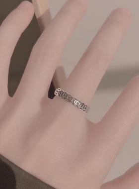 复古钱币戒指情侣新中式轻奢小众设计简约招财指环