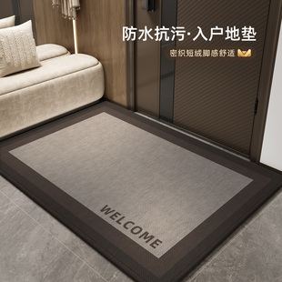 轻奢高级玄关防滑脚垫进门口地毯耐脏免洗门垫 入户门地垫2025新款