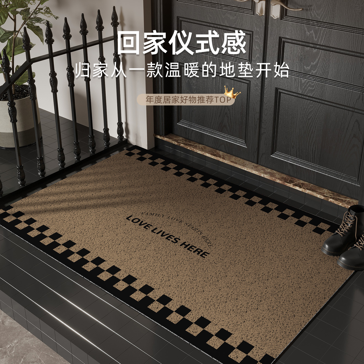丝圈地垫入户门垫玄关耐脏脚垫