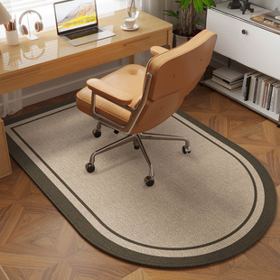 书房地毯学习专用书桌转椅地垫高级感卧室木地板保护加厚防滑脚垫