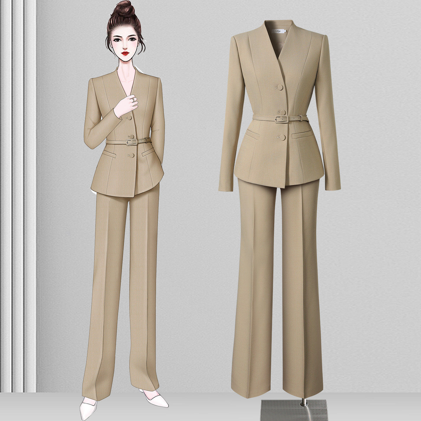 秋季西装套装女2026新款职场通勤气质干练时尚修身高端职业工作服