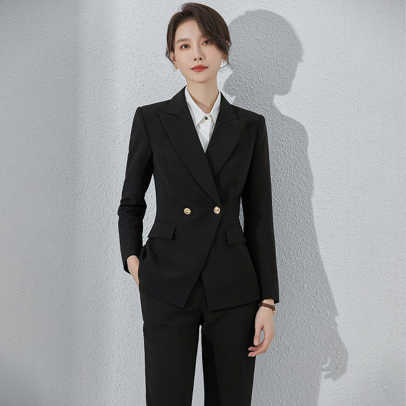 诗璐雅高级感职业西装套装女秋冬小个子面试正装气质女神范工作服